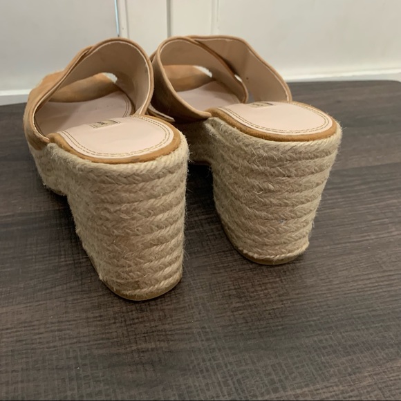 Zara Y2K suede chunky block platform sandal size 41 - Picture 9 of 11